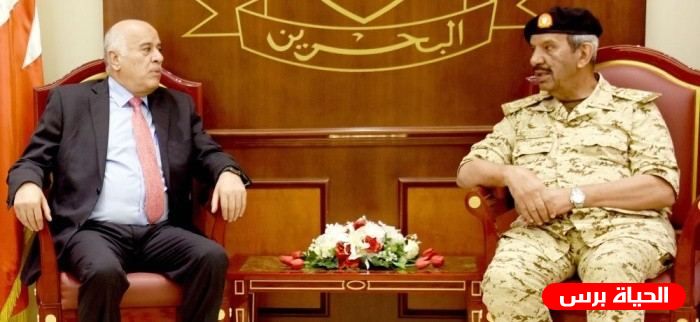 الرجوب يطلع القائد العام لقوات الدفاع البحريني على آخر المستجدات السياسية