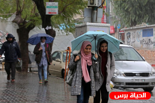 طقس فلسطين اليوم : الفرصة مهيأة لسقوط أمطار محلية