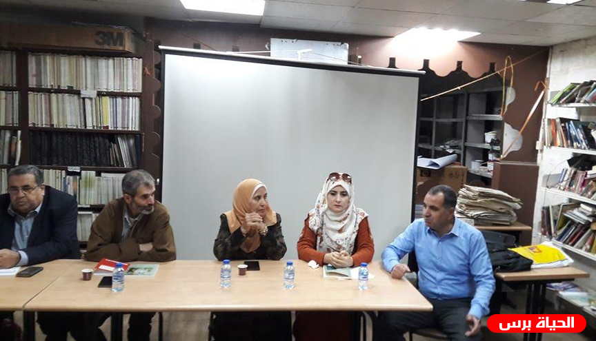  مكتبة بلدية جنين ومكتب وزارة الثقافة يستضيفان الشاعر فراس حج محمد