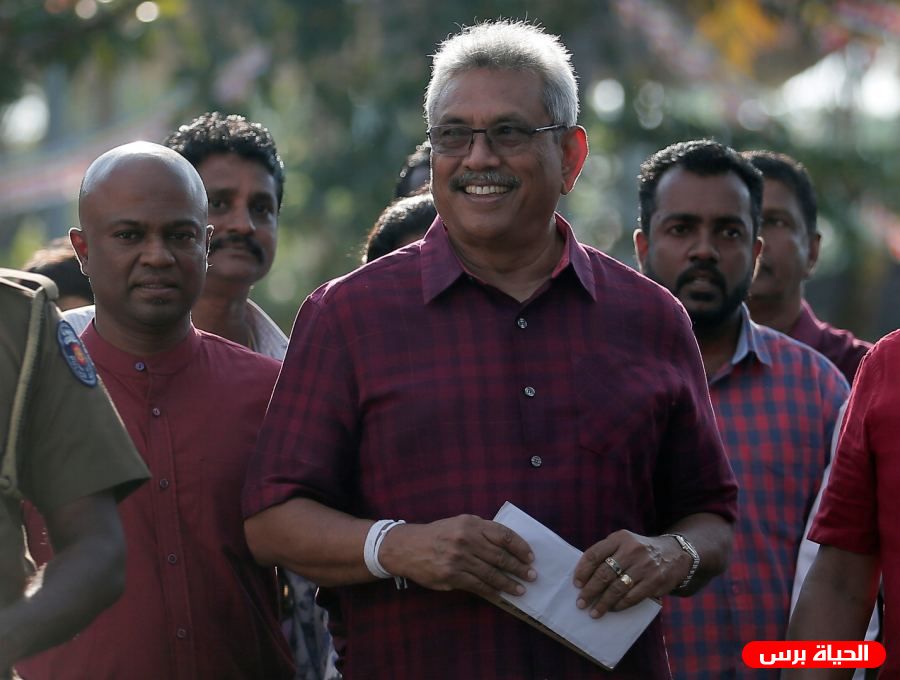 غوتابايا راجاباكسا يعلن فوزه في الانتخابات الرئاسية السريلانكية