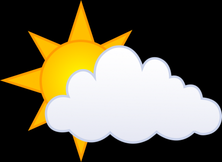 Weather: Slight rise in temperature, partially cloudy