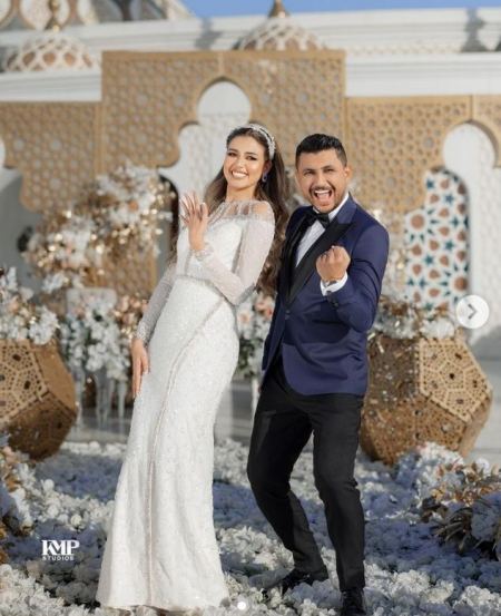 اهم الحضور في حفل زفاف علي غزلان من فرح شعبان