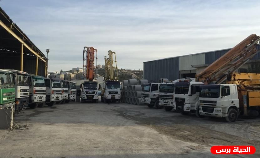 الاحتلال يستولي على مضخة باطون شرق قلقيلية