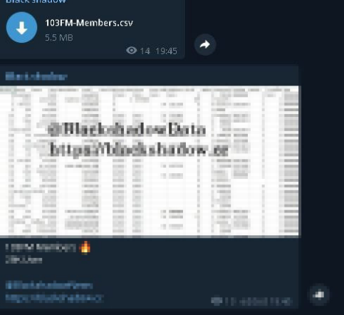 هاكرز بلاك شادو ينشر سجلات 290 ألف إسرائيلي