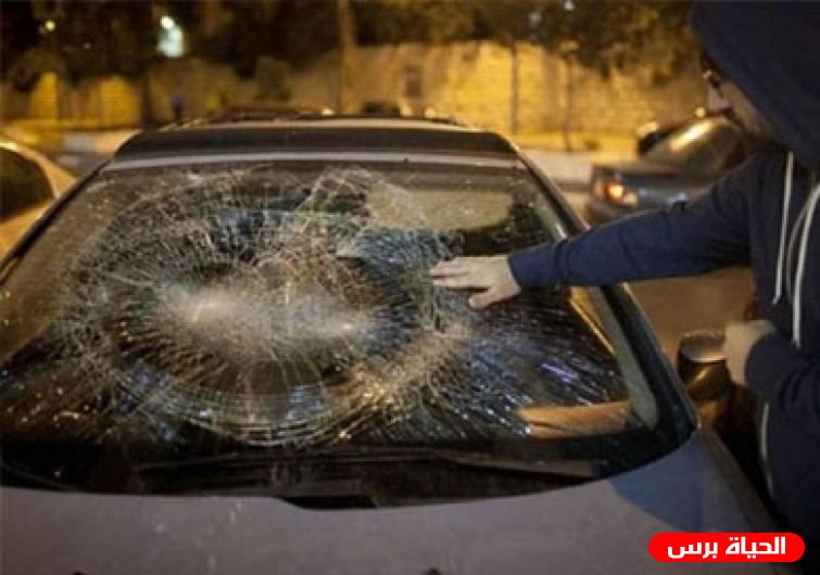 مستوطنون يهاجمون مركبات المواطنين جنوب نابلس