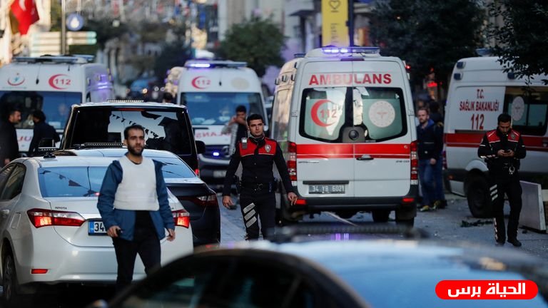 انفجار اسطنبول : قتلى و جريحي جراء الانفجار في منطقة تقسيم