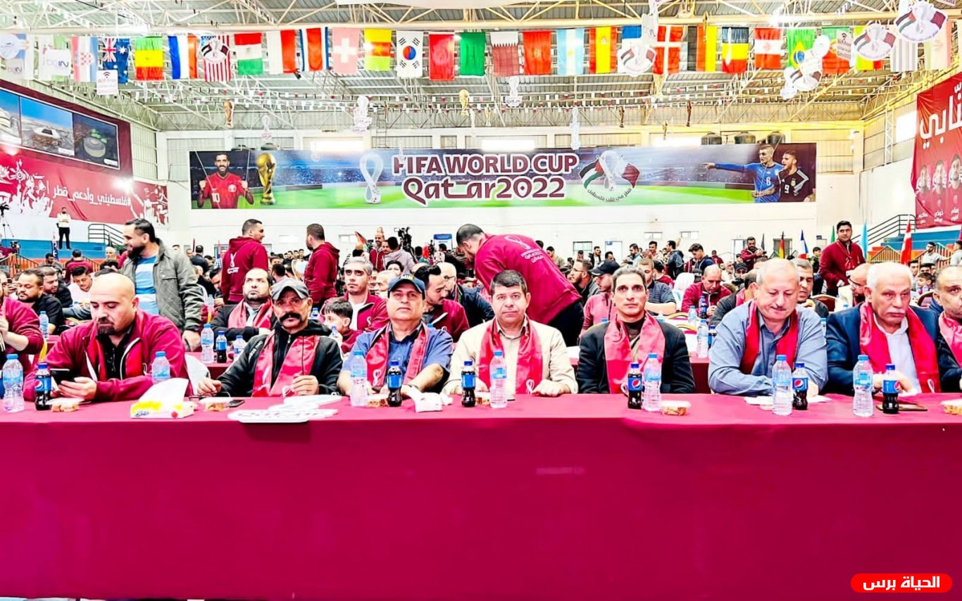 التجمع الفلسطيني للوطن والشتات يشارك في افتتاح بطولة كأس العالم قطر 2022