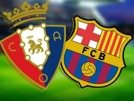 مباراة أوساسونا ضد برشلونة والقنوات الناقلة