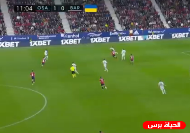 مشاهدة مباراة اوساسونا ضد برشلونة بث مباشر الان الدوري الاسباني