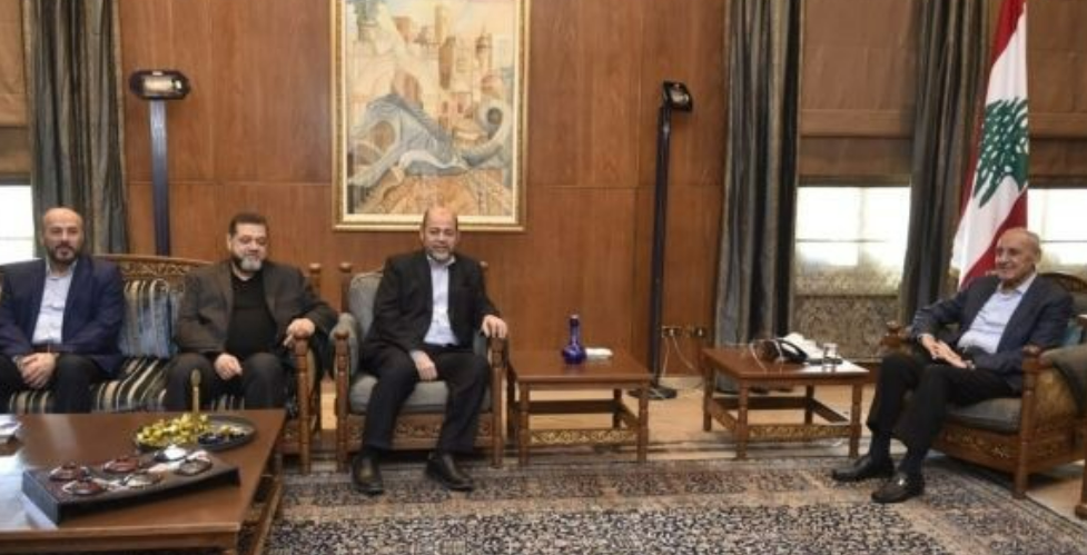 أبو مرزوق خلال لقاء بري: يجب إنهاء الخلافات وتحقيق المصالحة