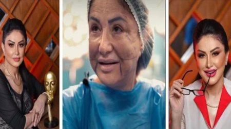 ظهور مفاجئ للفنانة وفاء سالم