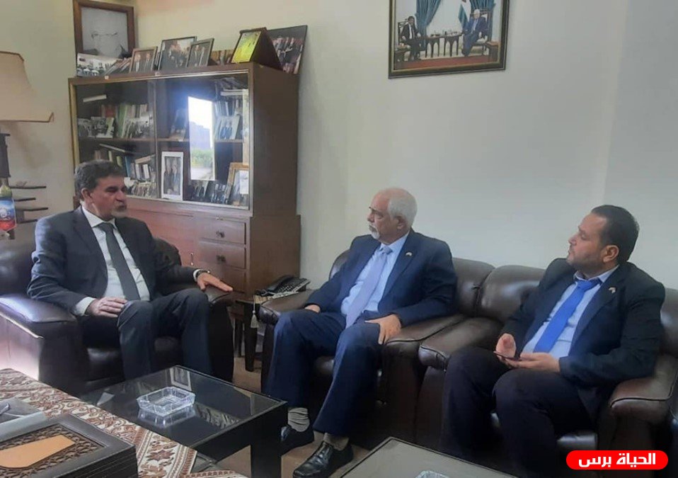 سفير كوبا يزور مقر دائرة العلاقات العربية بدمشق متضامناً مع الشعب الفلسطيني