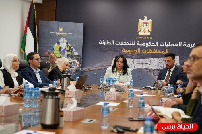 قطر تتابع الجهود الإنسانية والإغاثية في غزة خلال اجتماع مع غرفة العمليات الحكومية