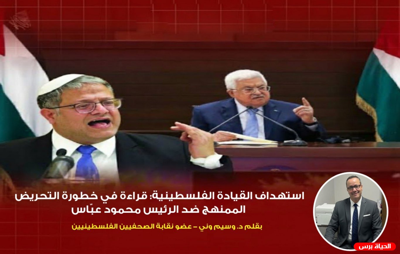 استهداف القيادة الفلسطينية: قراءة في خطورة التحريض الممنهج ضد الرئيس محمود عبّاس…بقلم د. وسيم وني