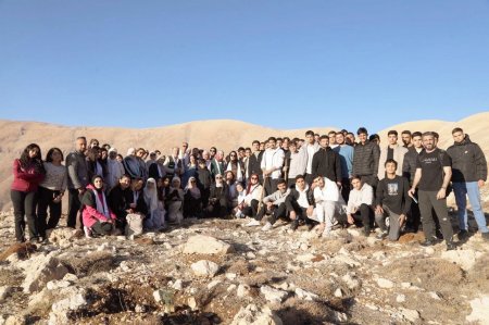 افتتاح " غابة ثانوية السفير " على سفح جبل المكمل بغرس 1000 أرزة بالتعاون مع " لجنة أصدقاء غابة الأرز "