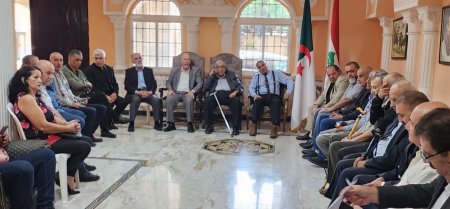 أمين سر حركة "فتح" – إقليم لبنان يزور السفارة الجزائرية في بيروت