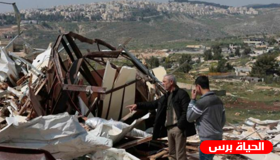 الاحتلال يهدم أربع غرف سكنية في مسافر يطا جنوب الخليل