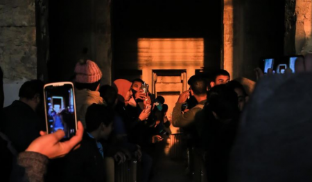 تعامد الشمس على قصر قارون بالفيوم تعلن بدء الشتاء