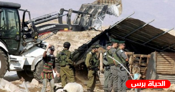 الاحتلال يفكك بركسات ويستولي عليها جنوب طوباس