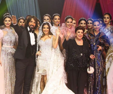 مي عمر ترتدي فستان من الألماس ثمنه 50 مليون جنيه 