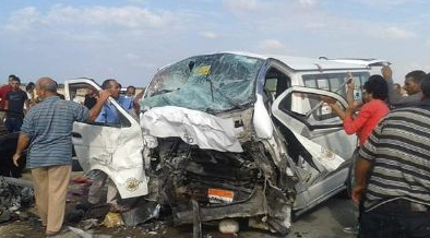 محدث / مصرع 23 شخصاً بحادث سير في بورسعيد