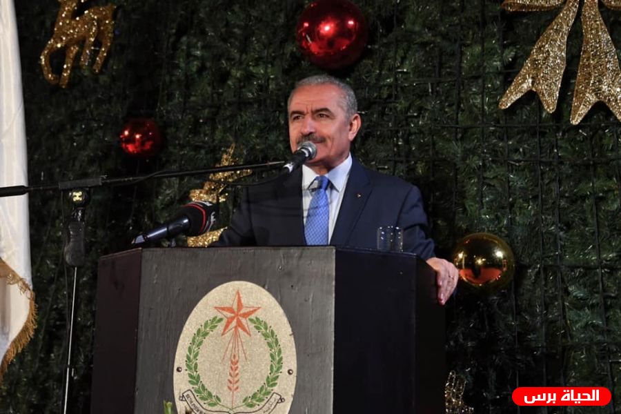 اشتية: يجب أن نعمل بكل جهد حتى لا يتآكل الوجود المسيحي في فلسطين