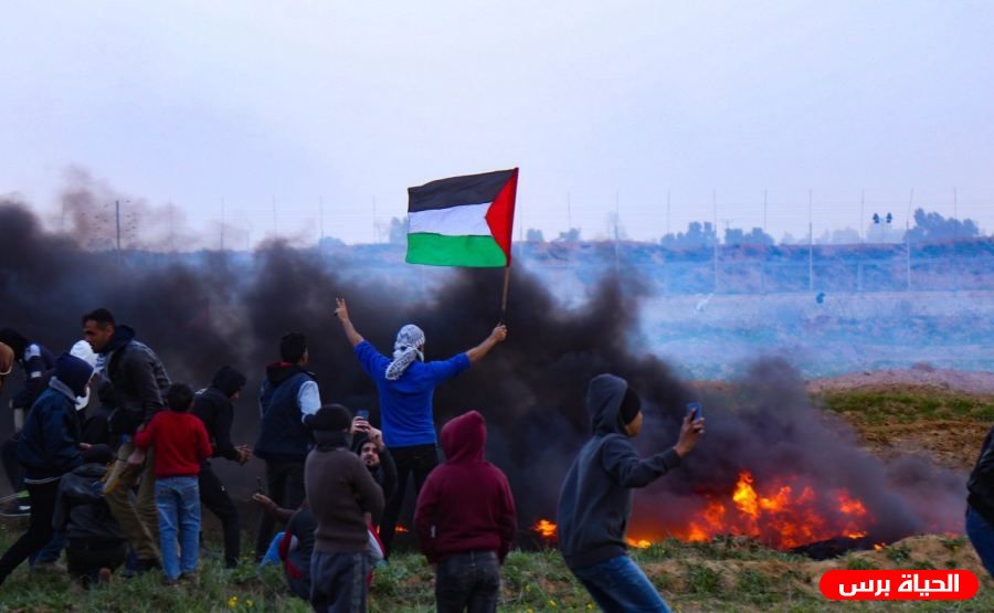 إصابات خلال قمع الاحتلال للمسيرات السلمية شرق غزة