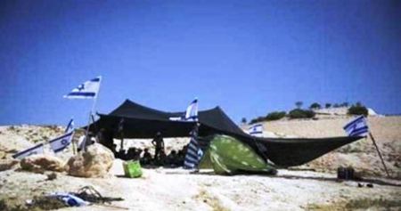Settlers set up caravan near Jenin