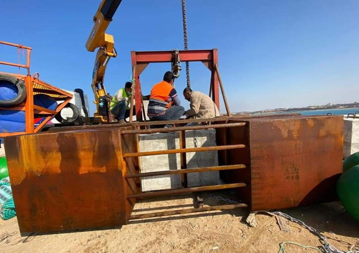 غزة: تركيب أقفاص بحرية على مسافة 4 ميل بحري في قطاع غزة