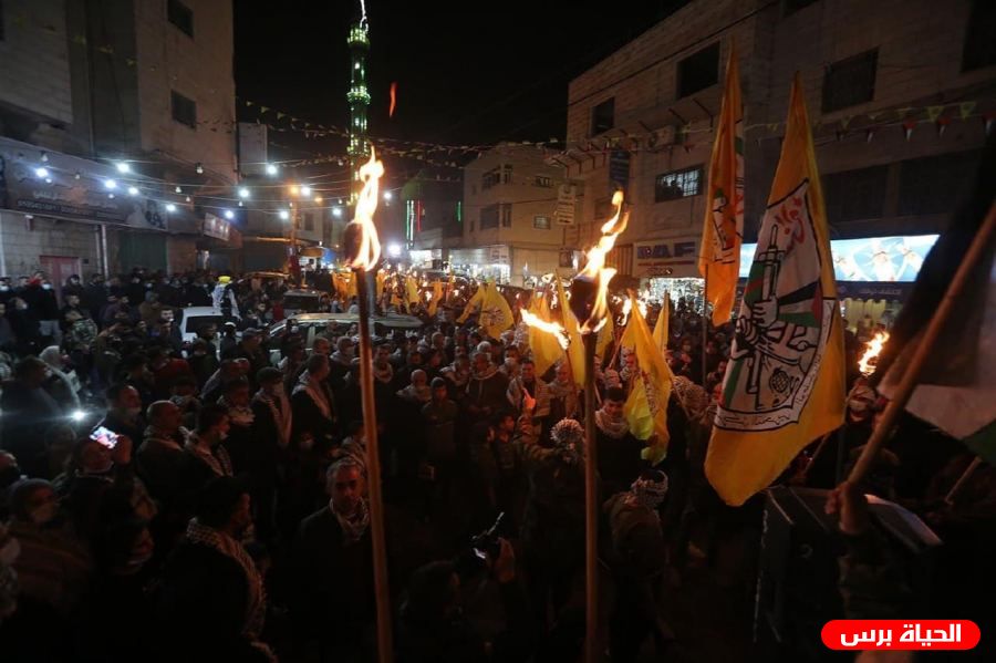  جماهير شعبنا تحيي الذكرى الـ56 لانطلاقة الثورة