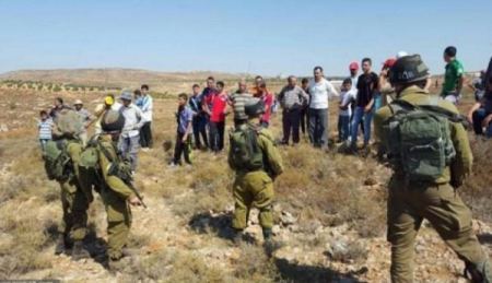 Palestinians denied access to lands threatened with confiscation west of Salfit