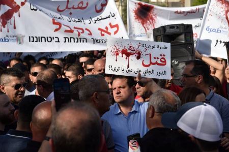 Palestinians in Israel launch a protest convoy against police inaction toward crime in their towns