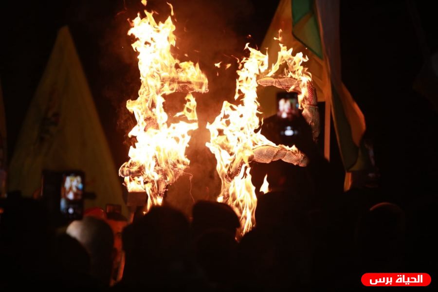 #فتح57 : إيقاد شعلة الانطلاقة الـ57 للثورة الفلسطينية في نابلس