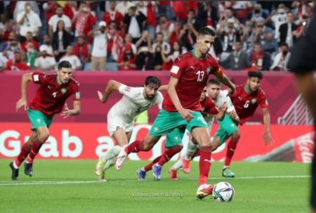 فلسطين تخسر برباعية نظيفة امام المغرب في كأس العرب