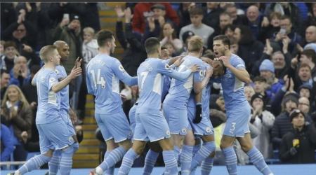 اهداف مباراة مان سيتي ضد ليستر سيتي .. صعقة سداسية تضرب شباك ليستر سيتي