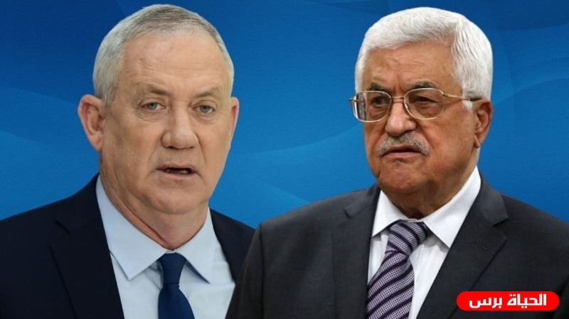 الرئيس عباس يلتقي غانتس