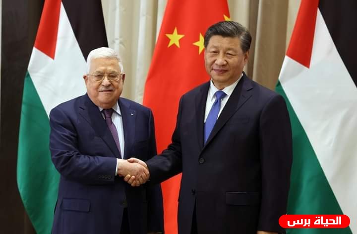 الرئيس عباس يلتقي نظيره الصيني في الرياض