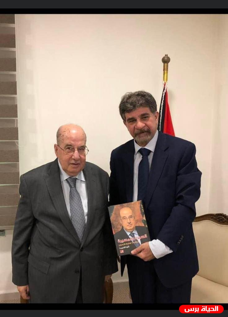 السفير عبد الهادي ينعي القائد الوطني الكبير سليم الزعنون 