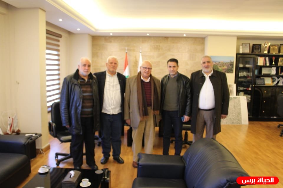 أبو العردات على رأس وفد من الحركة زار رئيس بلدية صيدا مهنئا بالعام الجديد