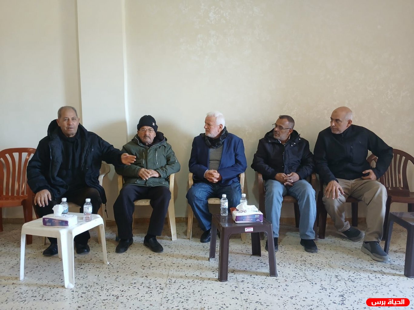 ابو العردات على رأس وفد من الحركة يعزّي بالعقيد مصطفى محمد مصطفى
