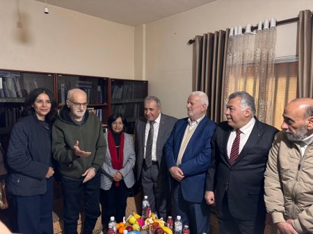 زيارة وفاء و عرفان لعضو المجلس الثوري لحركة فتح رفعت شناعة