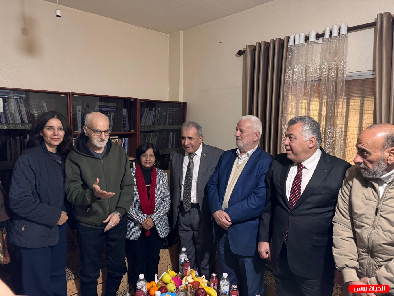 زيارة وفاء و عرفان لعضو المجلس الثوري لحركة فتح رفعت شناعة